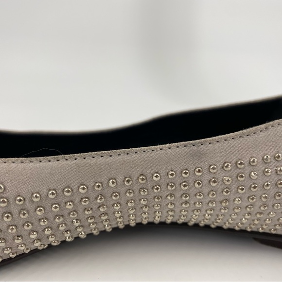 Balenciaga y2k Gray Studded Ballet Flats - Picture 9 of 16